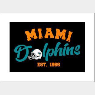 Miami dolphins Posters and Art